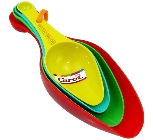 Cucharas Medidoras Dosificadoras Set X 4 Cuchara Color Carol