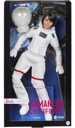 Imagem 1 de 8 de Barbie Signature Astronauta Samantha Cristoforetti Esa Itali