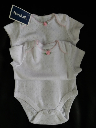 Pack De 2 Body Nena 6 Meses Little Me Nuevos Importados