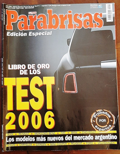 Revista Parabrisas Libro De Oro De Los Tests Nº11 Año 2006