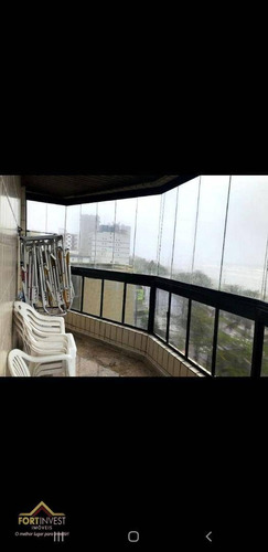 Imagem 2 de 28 de Apartamento Com 3 Dormitórios À Venda, 106 M² Por R$ 415.000,00 - Vila Caiçara - Praia Grande/sp - Ap4277
