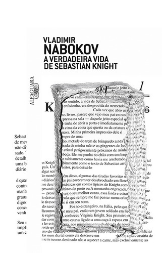 A verdadeira vida de Sebastian Knight, de Nabokov, Vladimir. Editora Schwarcz SA, capa mole em português, 2010