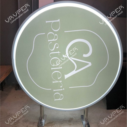 Cartel Luminoso Circular 60 Cm