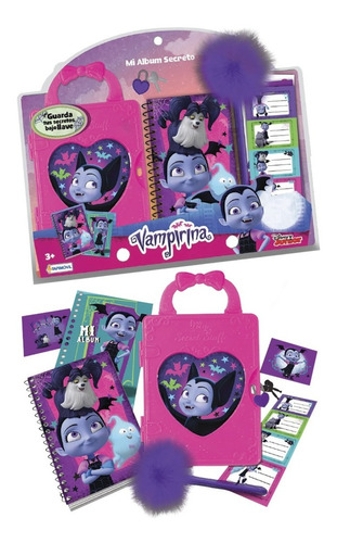 Diario Intimo Con Candado Vampirina Disney Store Plástico 