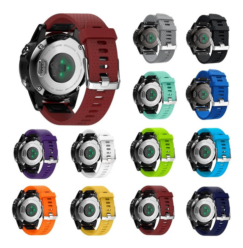 Combo 2 Correas Deportivas Para Reloj Garmin Fenix 5s