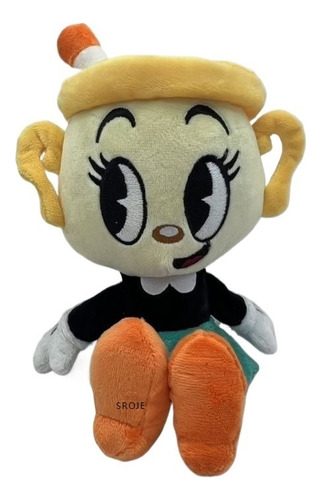 Cuphead Ms. Chalice Peluche Muñeca Juguete Cumpleaño Regalo