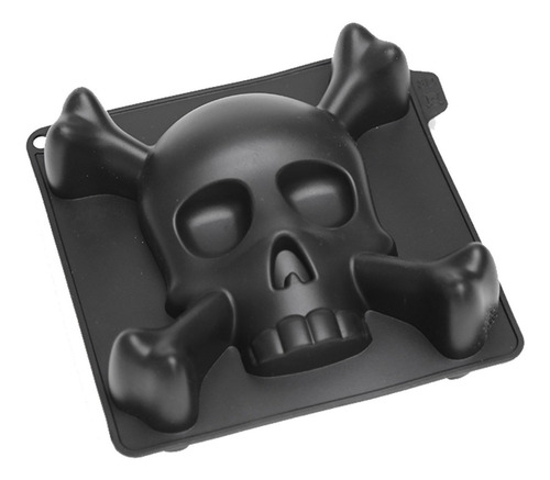 Imagen 1 de 4 de Molde Calavera Jumbo Para Hielos Gelatina Pasteles Silicon