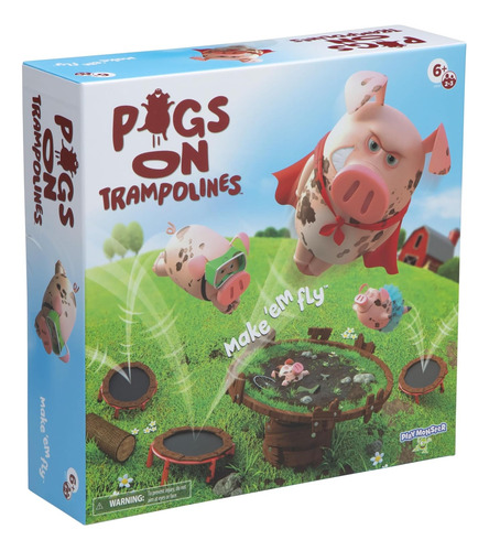 Playmonster Cerdos En Camas Elásticas Juegos De Mesa...