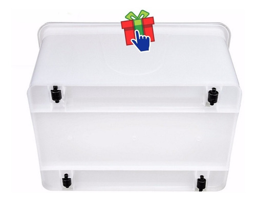 Imagen 3 de 7 de Caja Organizadora Canasto Plástico 50 Litros Apilable Ruedas