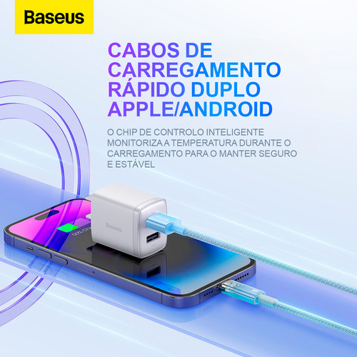 Cabo Lightning Baseus Explorer Series Fast Charging 2.4a 2m