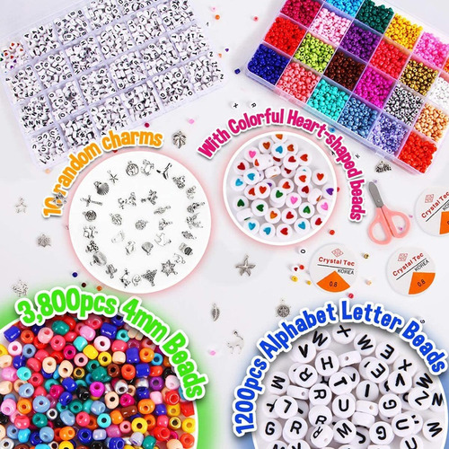 Kits De Abalorios De Pulsera De Acrílico For Hacer Barato A