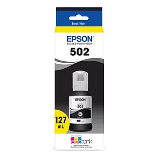 Epson T502 Ecotank Black Auto-stop Ink Bottle (et-2700, Et-2