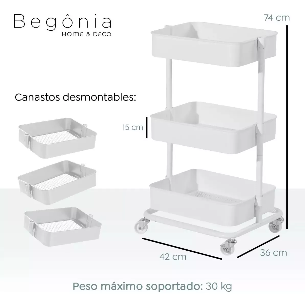 Primera imagen para búsqueda de carrito organizador