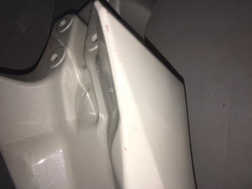 Imagen 6 de 10 de Guardabarro Delantero Blanco Con Detalles Zanella Zr 150 (m