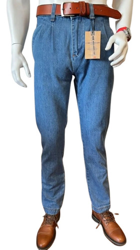 Jeans Pantalón Mezclilla Docks Azul Hombre Lhonne Classic