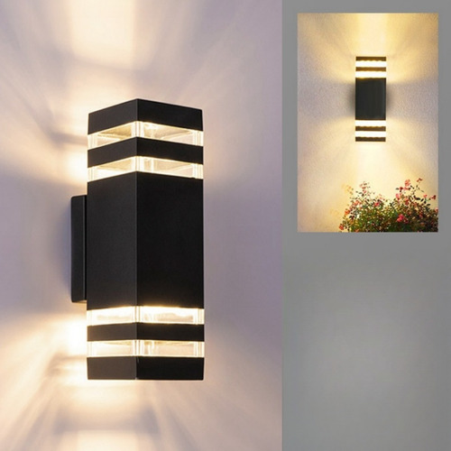 Pantalla De Luz De Pared Led Impermeable Para Exteriores