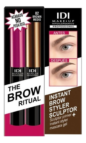 Primer Laminador Cejas Idi Make Up The Brow Ritual Color 02 BROWN MEDIO