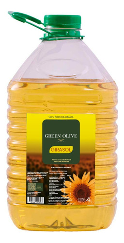 Aceite De Girasol Premium Green Olive X 4 Lts.
