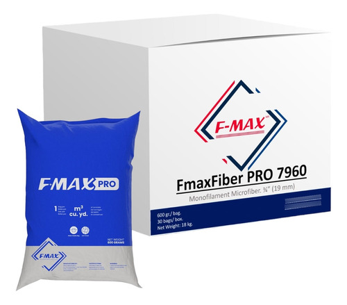 Micro Fibra Para Concreto Fmax 600 Gr (10 Pzas)