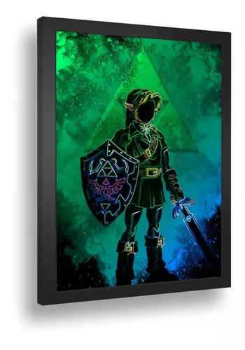 Quadro Decorativo Link Zelda