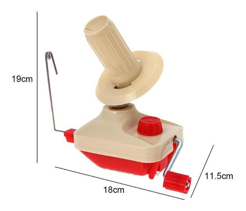 Imagen 3 de 6 de Maquina Ovilladora Manual, Hasta 100gr - Envío Gratis