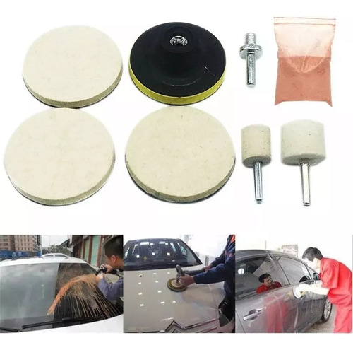 Kit De Pulido, Motor, Taladro, Aluminio, Acero Inoxidable, A