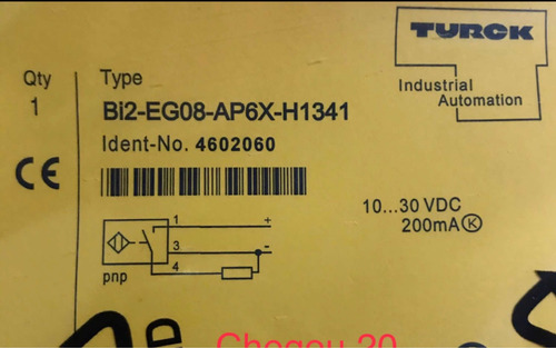 Sensor Indutivo Turck M8 Pnp Bi2-eg08-ap6x-h1341