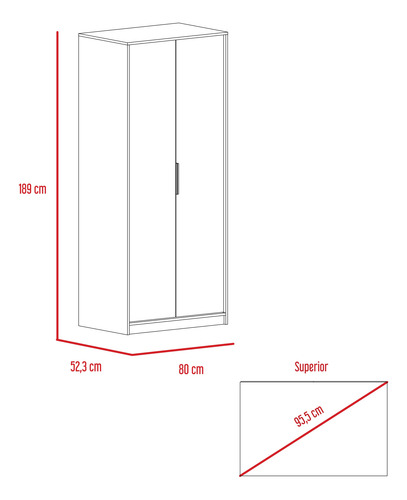 Base De Cama 2 Plazas+comoda - Kaia - Wengue/miel
