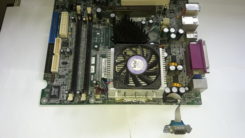 Kit Placa Mãe Skyhawk D33007 - Proc E Cooler - Com Defeito (Usado)