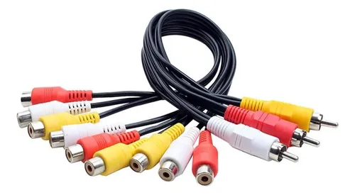 Suckoo 3rca Av Audio Video Splitter Cable 1 En 3 Out 1 En 2