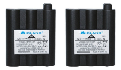 Baterias Radios Midland Batt 5r / Avp7 (lxt210 Gxt30)