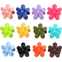 Comprar 12 Pcs Corta De Pelo Clips De Pelo De Flores Para Las 2n544