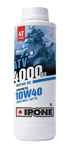 Aceite Ipone 10w40 Cuatriciclo Atv 4000 Rs 4t