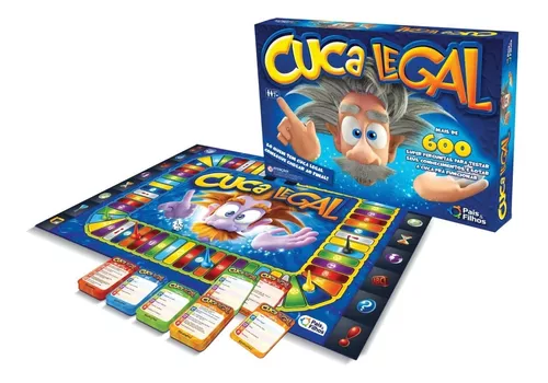 Combo - Jogo Cuca Legal 600 Perguntas + Jogo Mega Dicas