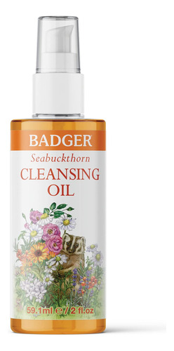 Badger - Aceite Limpiador Facial, Espino Marino, Limpiador D