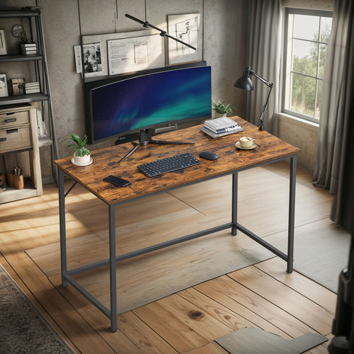 Escritorio Para Computadora Y Juegos Estilo Industrial 60 X