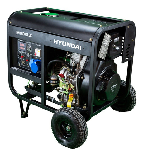 Generador Diesel 5kw Dhy6000lek Hyundai