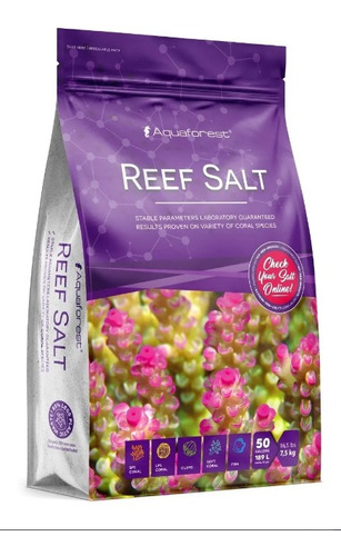 Aquaforest Reef Salt - Sal Marinho P/ Aquários - 7,5kg Saco