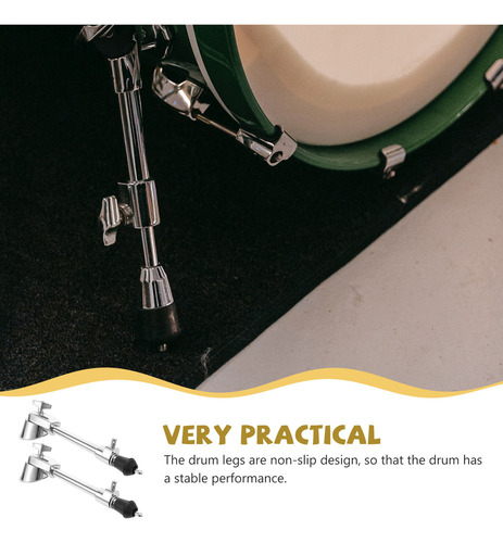 Kit De Batería Con Patas De Tambor De Metal, Soporte Para Ba