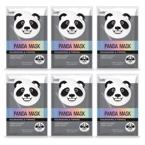 Epielle Panda Character Máscaras De Hoja Para El Cuidado De 