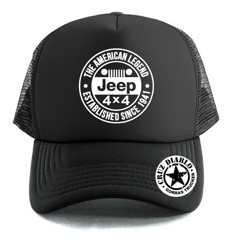 Gorras Trucker Jeep Cruz Diablo