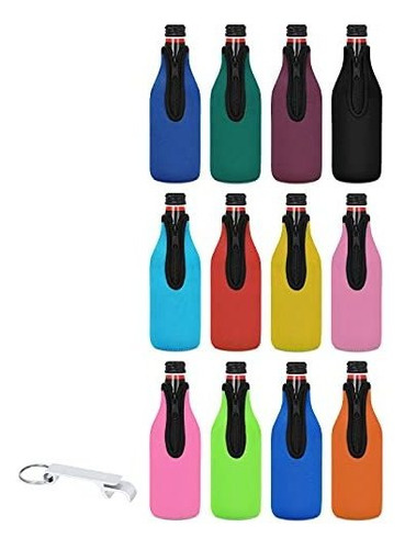 Paquete De 12 Fundas Enfriar Botellas De  Mantener Bebi...