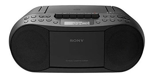 Radio Sony Cfds70 Estéreo Con Cassette Y Auxiliar -negro