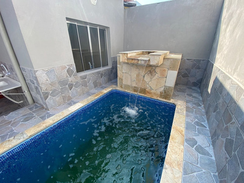 Imagem 9 de 15 de Casa Nova Com Piscina Balneário Flórida Mirim!!! - Ca00855 - 70275939