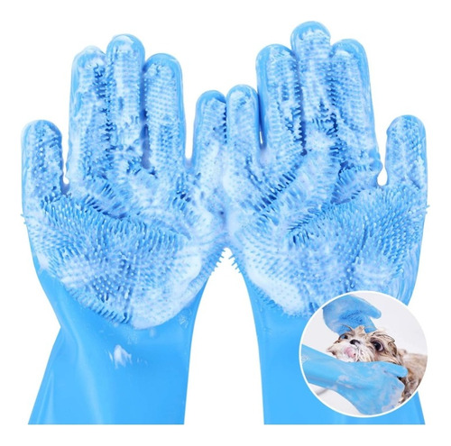 Guantes De Baño Para Masajes Para Mascotas