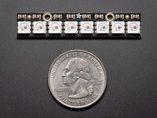 Adafruit - Barra Neopixel Stick - 8 X Leds 5050 Rgb Ws2812