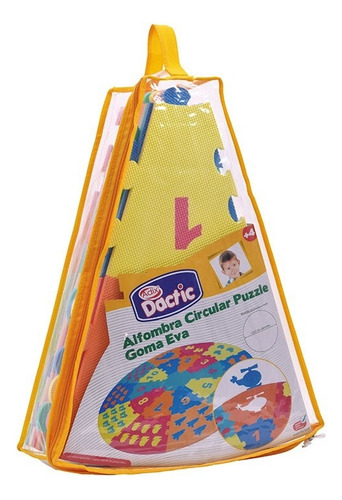 Alfombra Circular Didactica Con Encajes