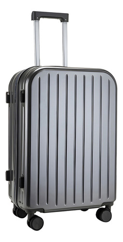 Gvfyy Maleta Mano Viaje 20in 10kg Rigida 4 Ruedas360° Gris Color Espacio Extra Grande Con Portavasos Y Orificio De Carga Portátil