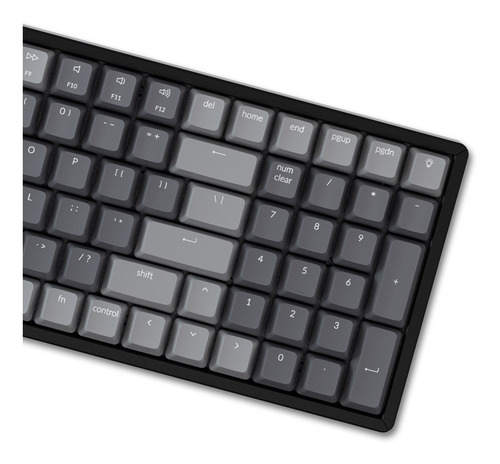 Imagen 2 de 7 de Teclado Mecanico K4 Wireless 100 Key White Led Brown - Stock