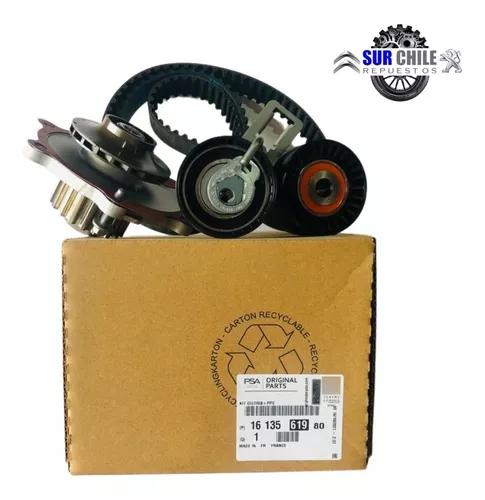 KIT DISTRIBUCION + BOMBA AGUA PSA MOTOR DW12 2.2 HDI C5 X7, C6, PEUGEOT 407  - Comercial SIA